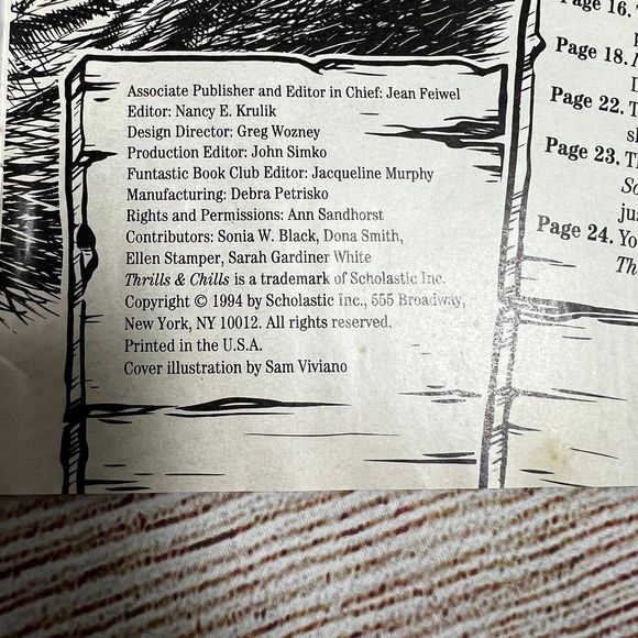 Vintage Scholastic Thrills & Chills Club sets - Picture 9 of 12